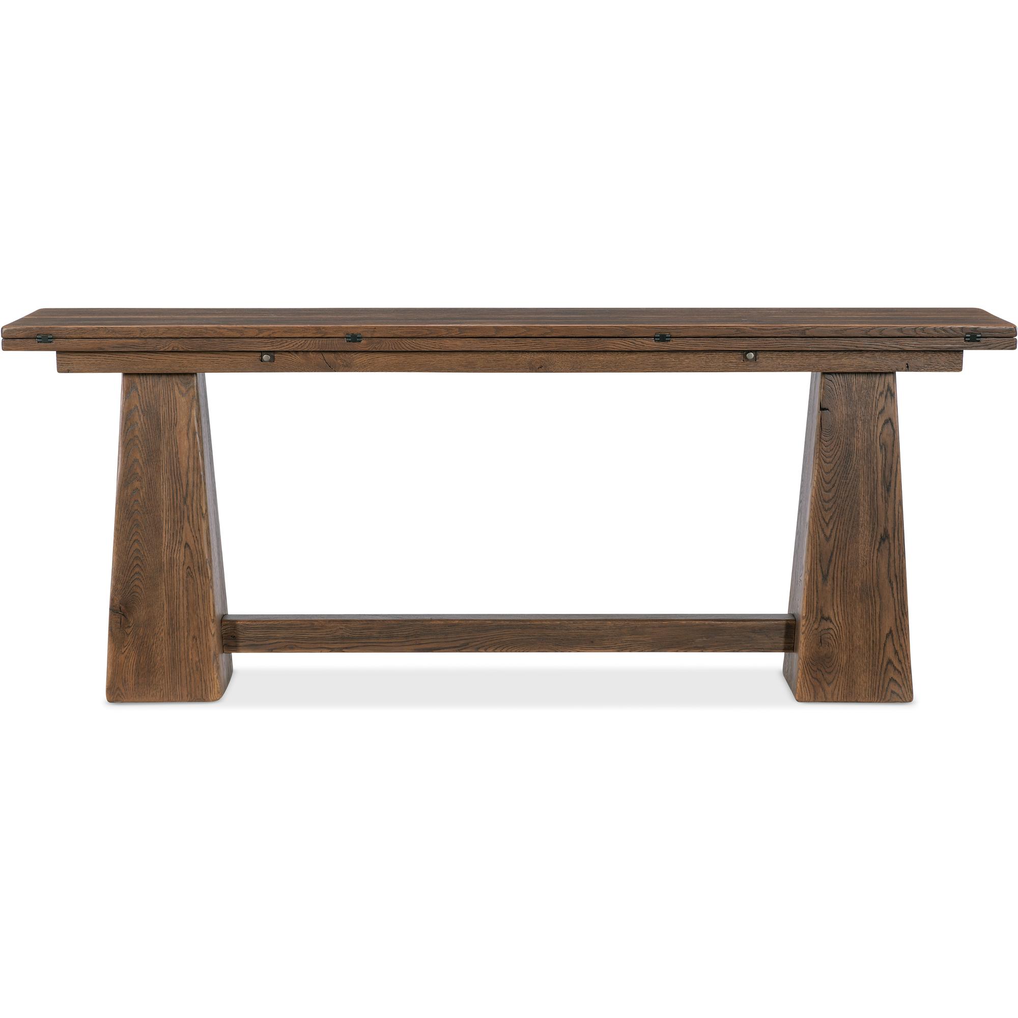 Driftwood Flip-Top Console Table 7 Driftwood Flip-Top Console Table - Image 7