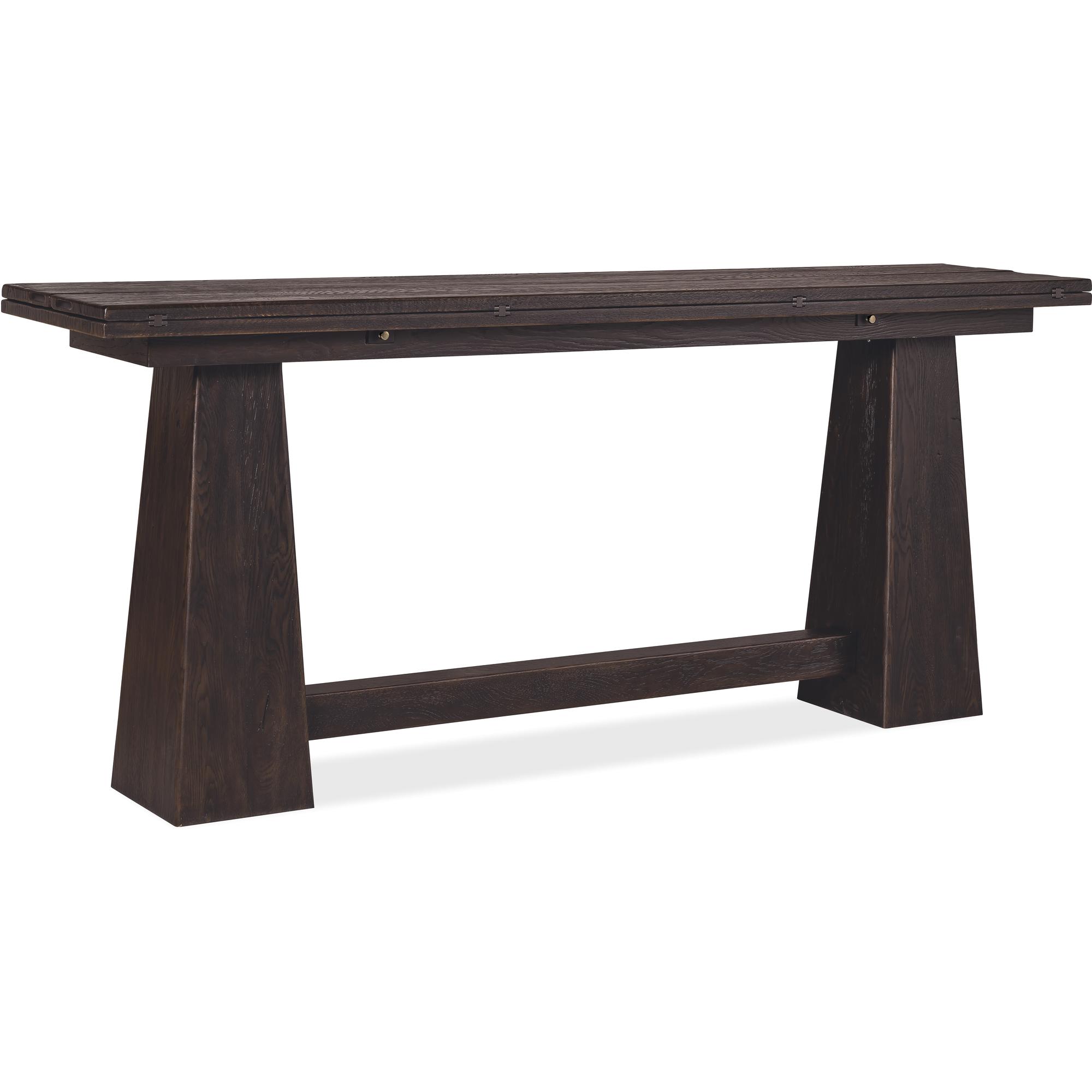 Driftwood Flip-Top Console Table 1 Driftwood Flip-Top Console Table