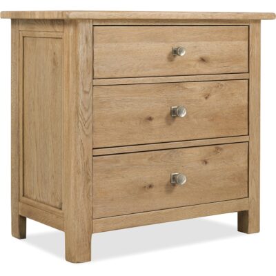Driftwood Three-Drawer Nightstand