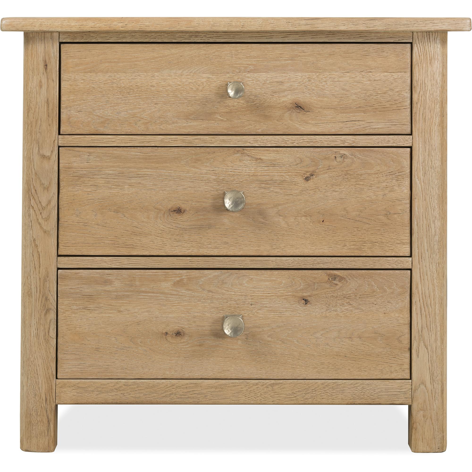 Driftwood Three-Drawer Nightstand 2 Driftwood Three-Drawer Nightstand - Image 2