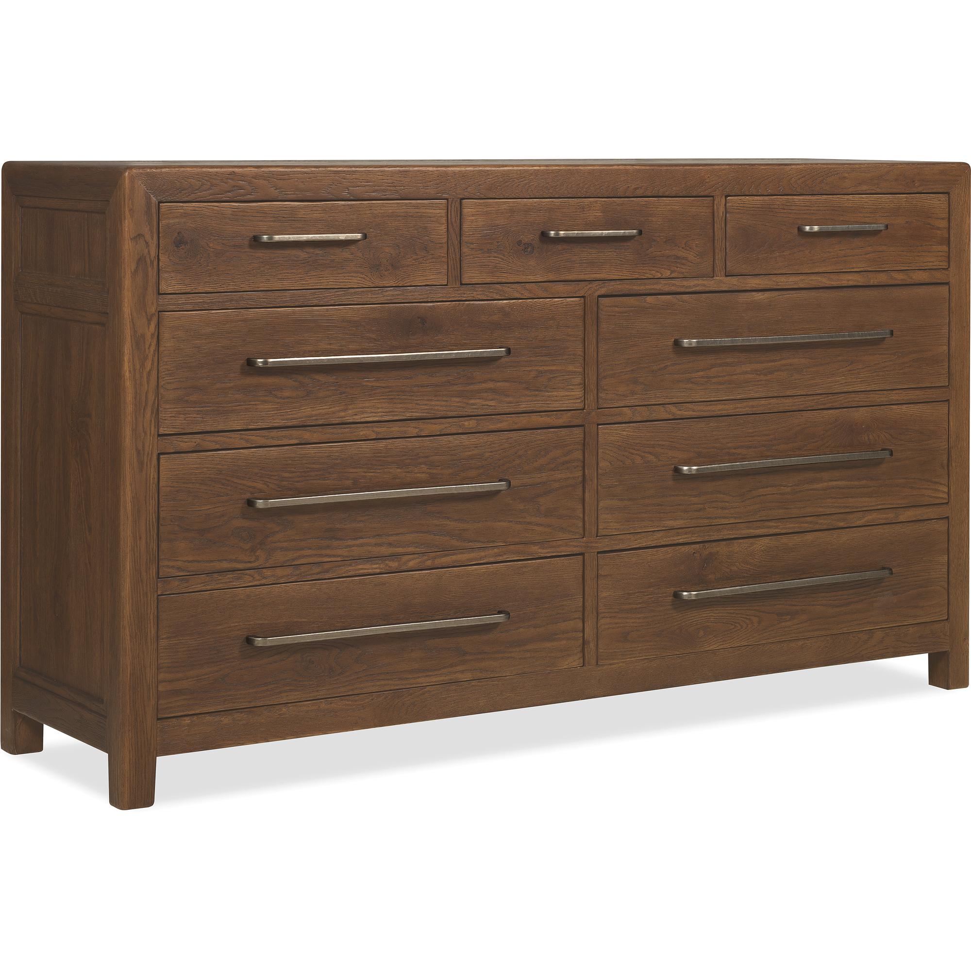 Driftwood Nine-Drawer Dresser 1 Driftwood Nine-Drawer Dresser