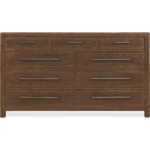 Driftwood Nine-Drawer Dresser 4 Driftwood Nine-Drawer Dresser 6820-90201-85 6820 90201 85 straight silo