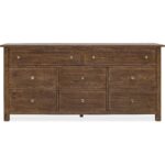 Driftwood Eight-Drawer Dresser 6 Driftwood Eight-Drawer Dresser 6820-90202-85 6820 90202 85 straight silo