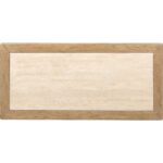 Driftwood One-Drawer Nightstand with Stone 5 Driftwood One-Drawer Nightstand with Stone 6820-90216-80 6820 90216 80 top