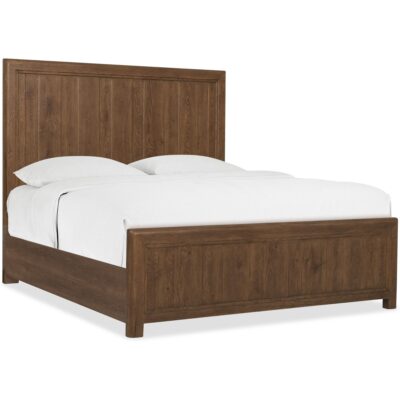 Driftwood California King Panel Bed