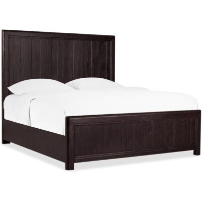 Driftwood California King Panel Bed