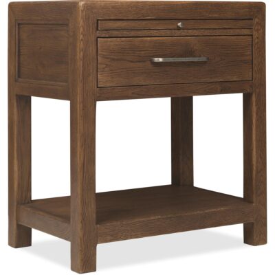 Driftwood One-Drawer Nightstand