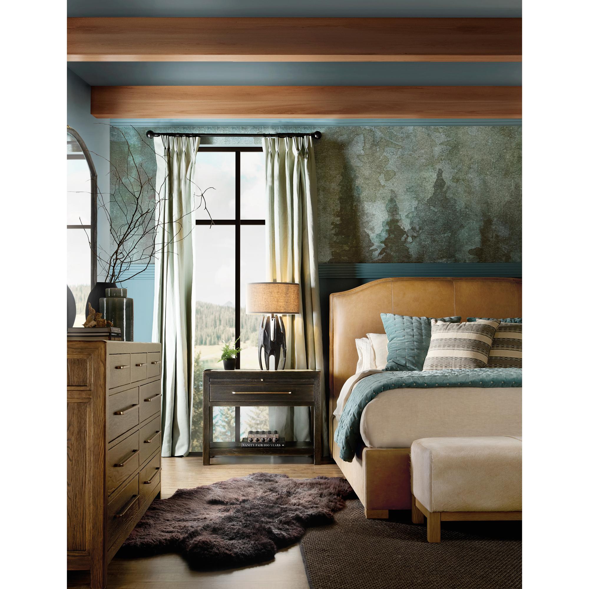 Driftwood King Upholstered Bed 4 Driftwood King Upholstered Bed - Image 4