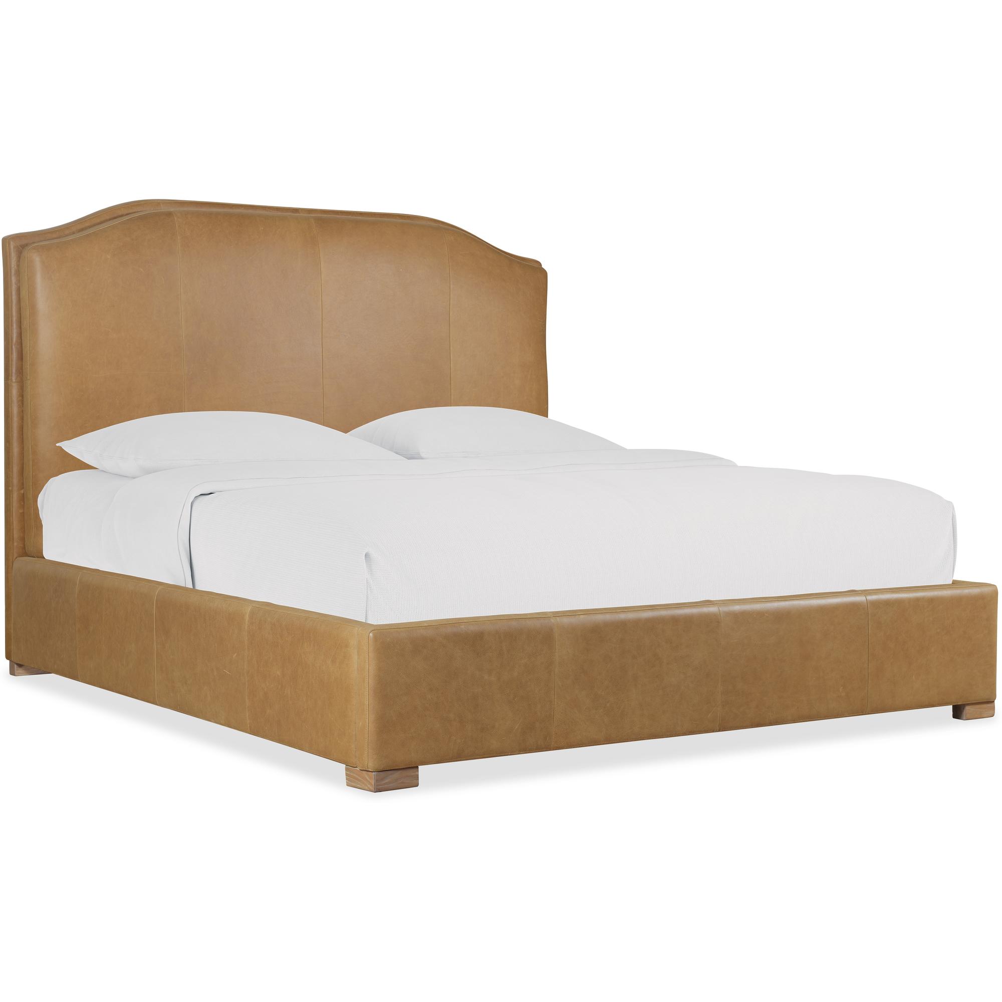Driftwood King Upholstered Bed 1 Driftwood King Upholstered Bed