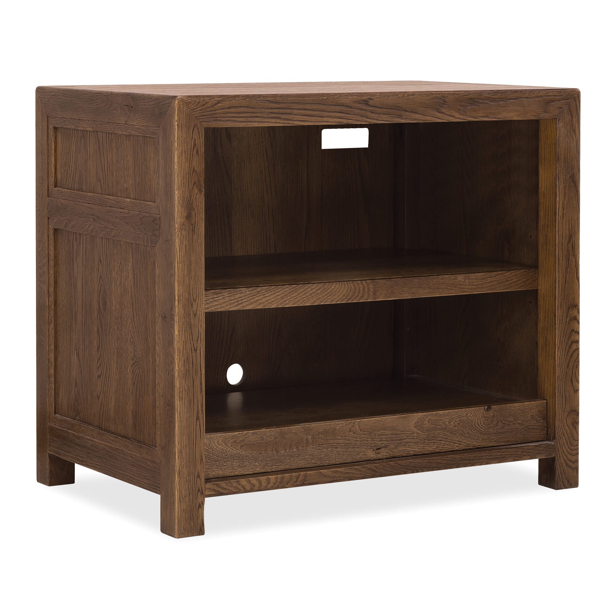 Driftwood Open Shelf Cabinet 1 Driftwood Open Shelf Cabinet