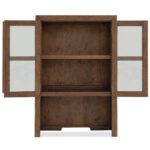 Driftwood Bookcase Hutch 7 Driftwood Bookcase Hutch 6820-10417-85 6820 10417 85 open straight silo