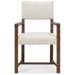 Driftwood Upholstered Arm Chair 6820-75400-85 6820 75400 85 straight silo