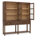 Driftwood Display Sideboard 6820-75900-85 6820 75900 85 open silo