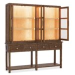 Driftwood Display Sideboard 6820-75900-85 6820 75900 85 open silo2