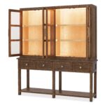 Driftwood Display Sideboard 6820-75900-85 6820 75900 85 open silo4