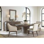 Modern Mood Round Dining Table w/1-18in leaf 11 Modern Mood Round Dining Table w/1-18in leaf 6850-75201-89 6850 75201 401 411 900 90008 89 room