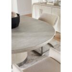 Modern Mood Round Dining Table w/1-18in leaf 11 Modern Mood Round Dining Table w/1-18in leaf 6850-75201-80 6850 75201 80 300 95 detail