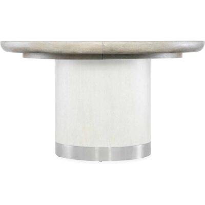 Modern Mood Round Dining Table w/1-18in leaf 6850-75201-80 6850 75201t 80 silo