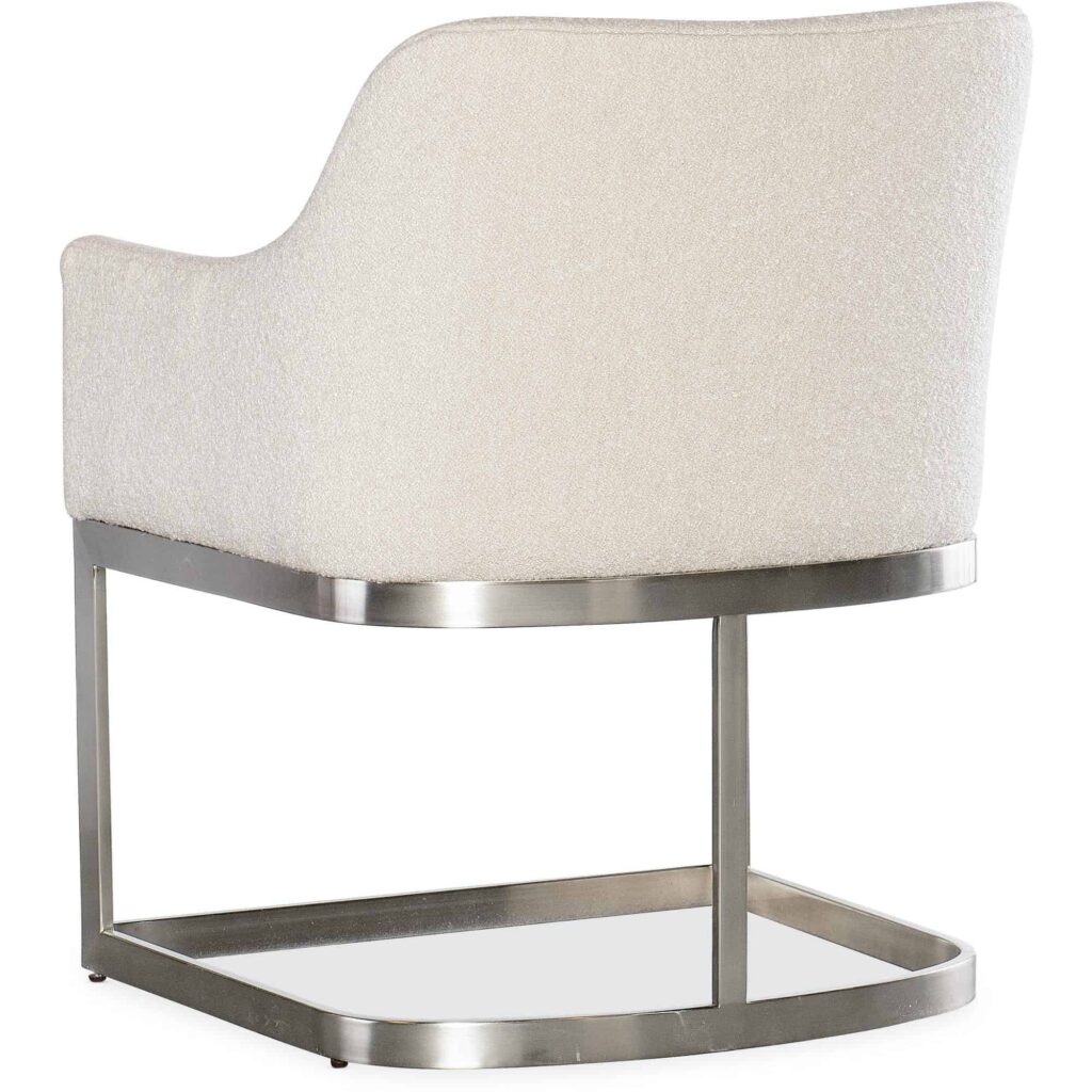 Modern Mood Upholstered Arm Chair w/Metal Base - Image 2