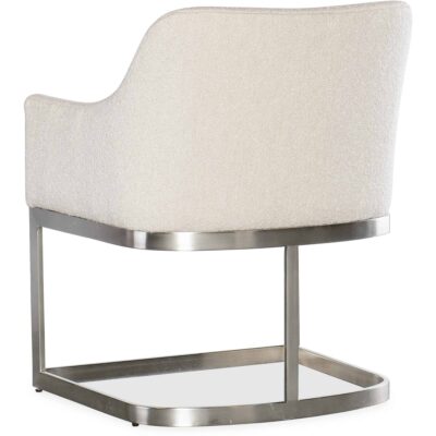 Modern Mood Upholstered Arm Chair w/Metal Base 6850-75300-95 6850 75300 95 back silo