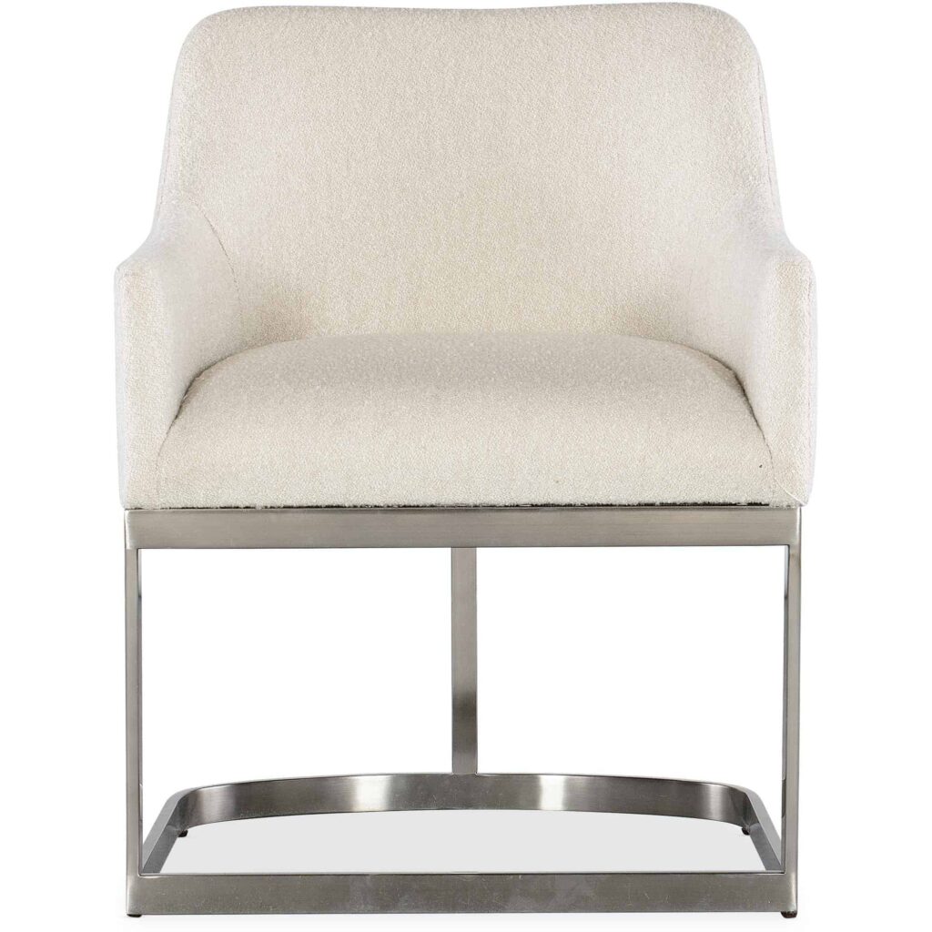 Modern Mood Upholstered Arm Chair w/Metal Base - Image 3