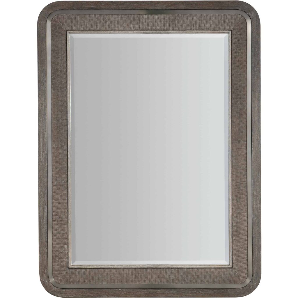 Modern Mood Raffia Landscape Mirror