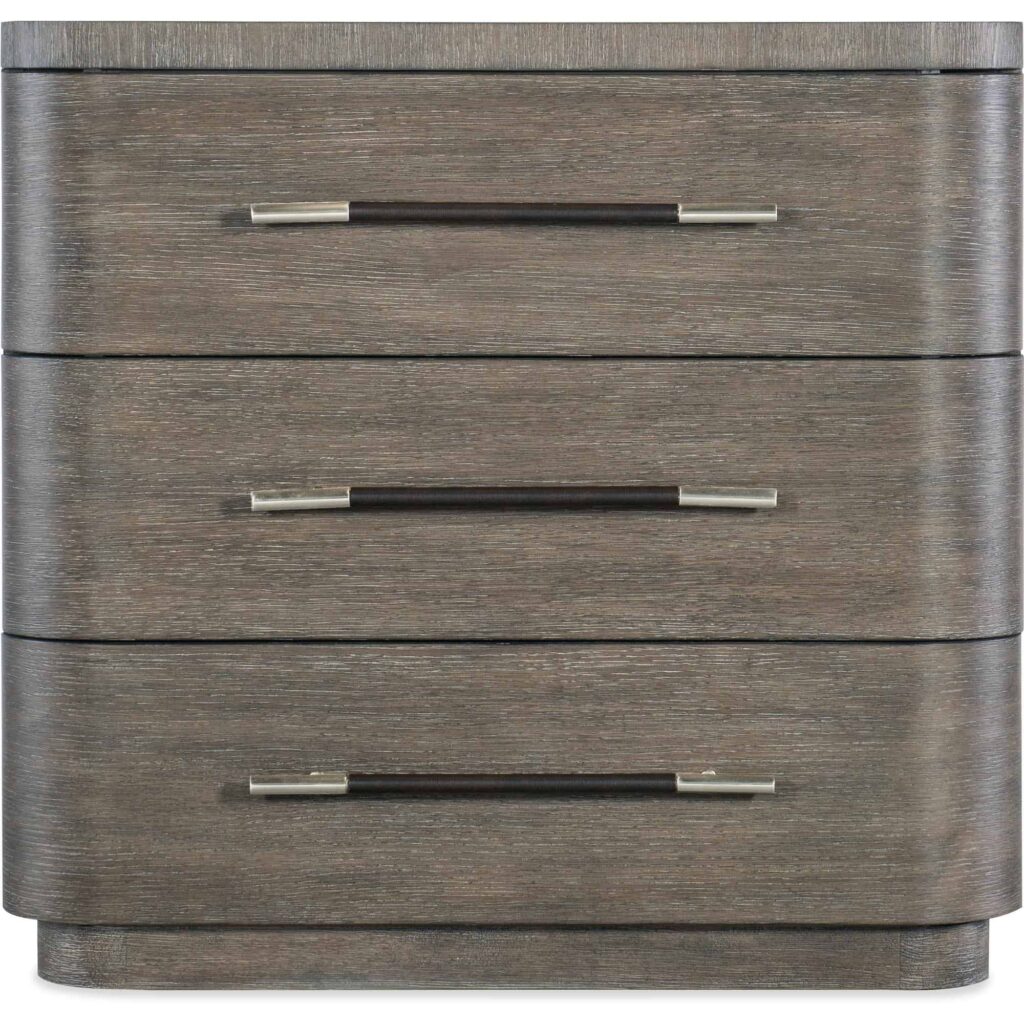 Modern Mood Three Drawer Nightstand - Image 2