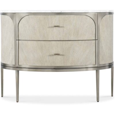 Modern Mood Two Drawer Nightstand 6850-90215-80 6850 90215 80 straight silo