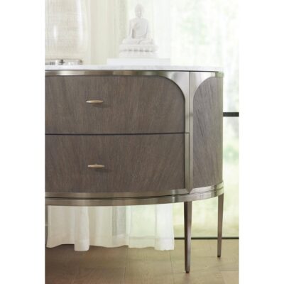 Modern Mood Two Drawer Nightstand 6850-90215-89 6850 90215 89 detail