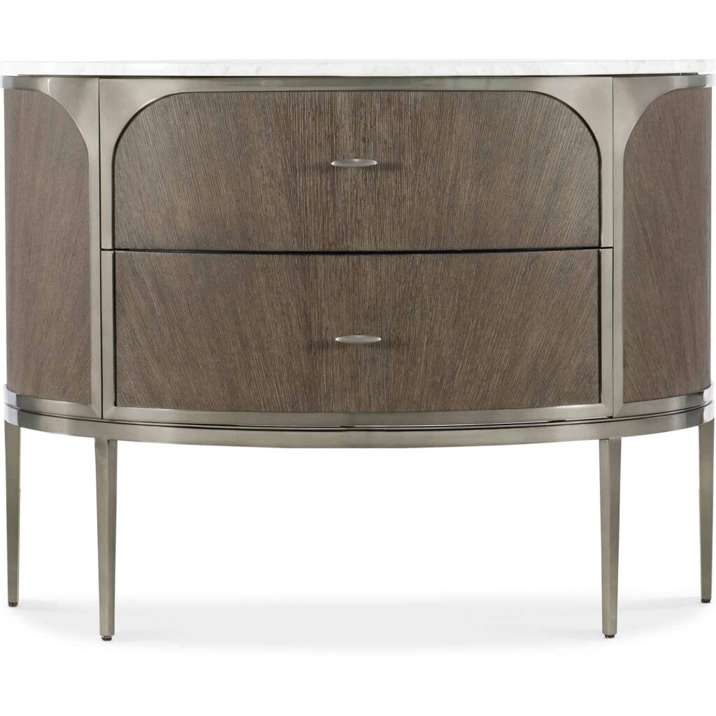 Modern Mood Two Drawer Nightstand - Image 2