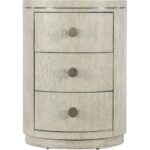 Modern Mood Round Nightstand 5 Modern Mood Round Nightstand 6850-90315-80 6850 90315 80 straight silo