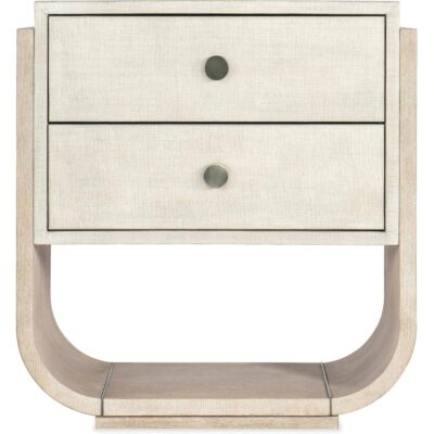 Modern Mood Two Drawer Nightstand 6850-90416-80 6850 90416 80 straight silo