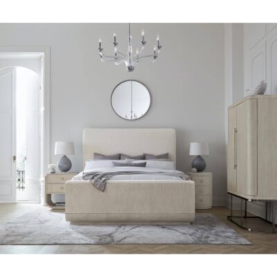 Modern Mood Cal King Upholstered Panel Bed 6850-90960-80 6850 90966 416 315 013 80 room