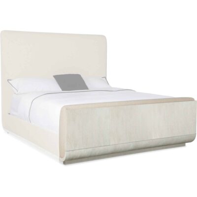 Modern Mood Cal King Upholstered Panel Bed 6850-90960-80 6850 90968 80 silo