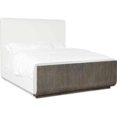 Modern Mood King Upholstered Panel Bed 6850-90966-89 6850 90968 89 silo