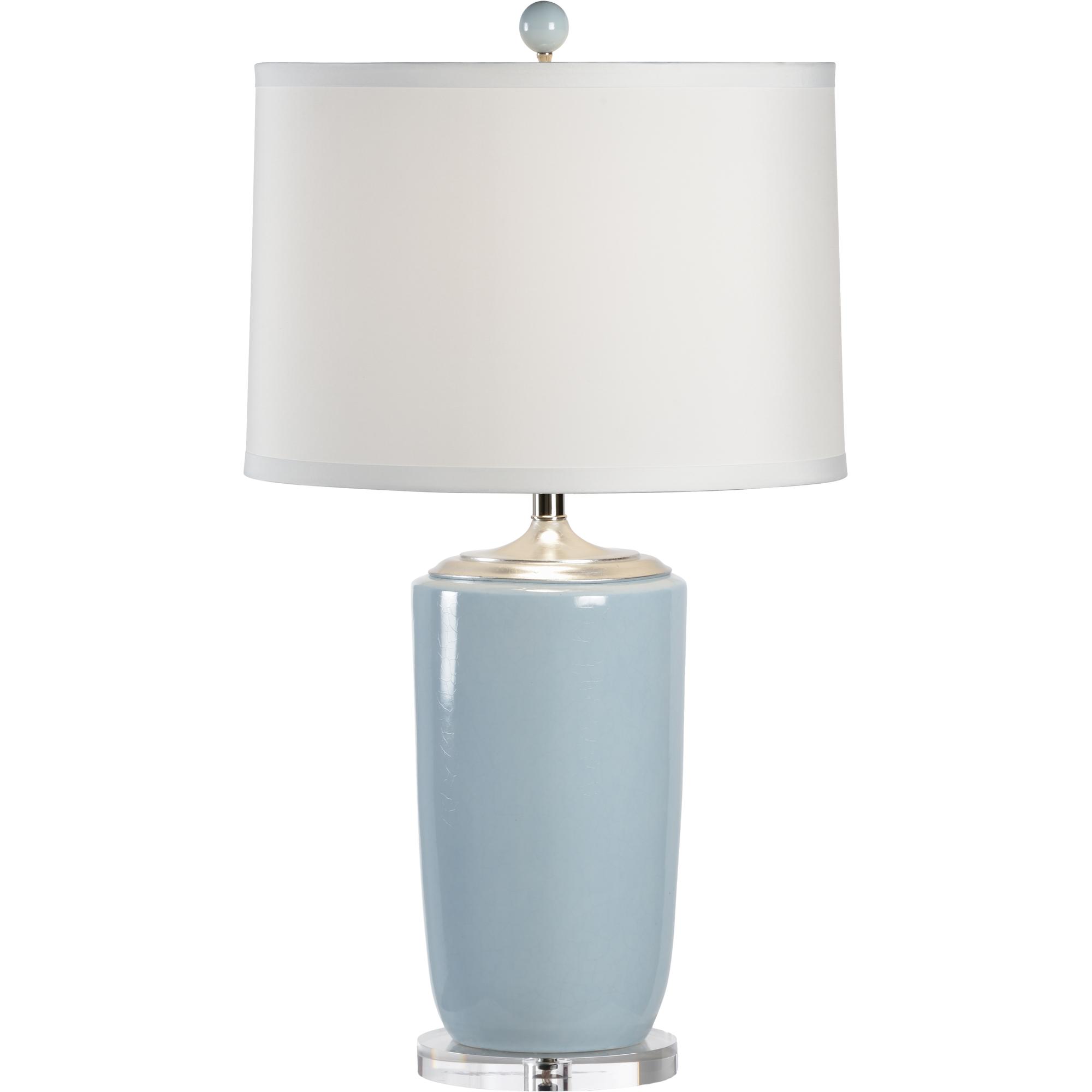 Large Blue Vase Lamp 1 Large Blue Vase Lamp