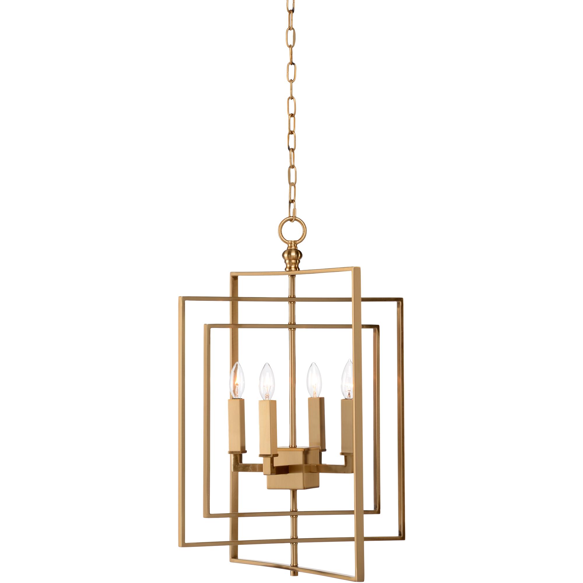 Cube Chandelier - Gold (Sm) 1 Cube Chandelier - Gold (Sm)