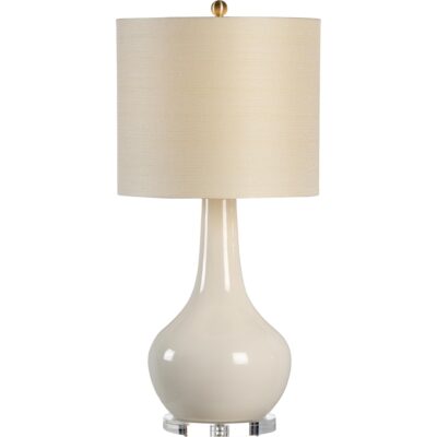 Charles Vase Lamp - Cream