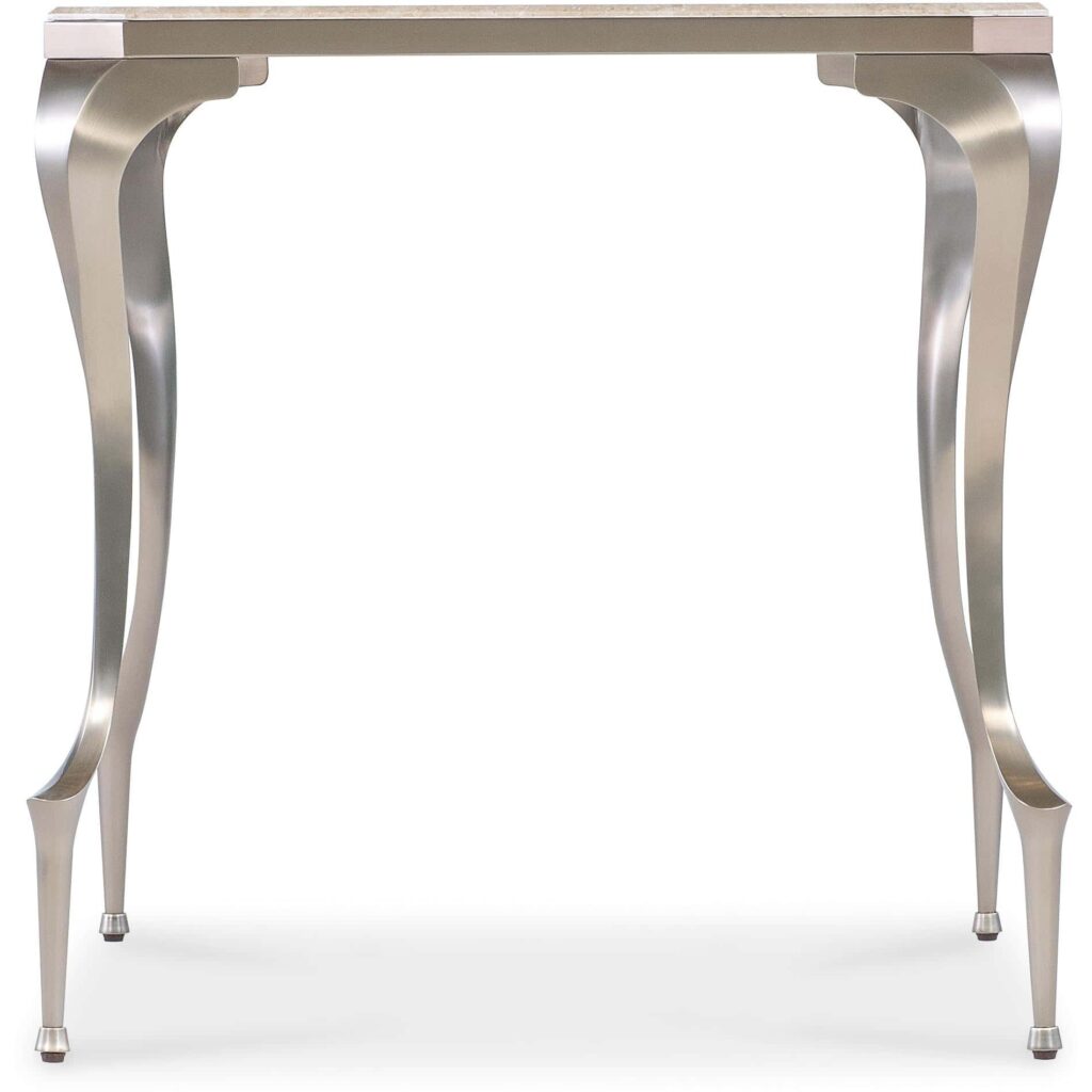 Bella Donna Rectangle Stone Top End Table - Image 2