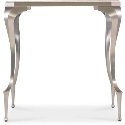 Bella Donna Rectangle Stone Top End Table 6900-80313-00 6900 80313 00 straight silo