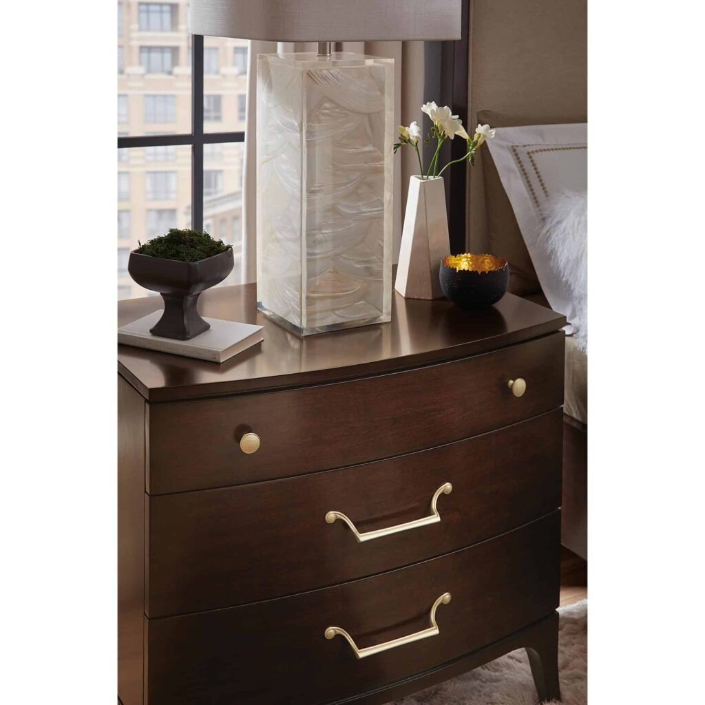 Bella Donna Three-Drawer Nightstand - Image 6