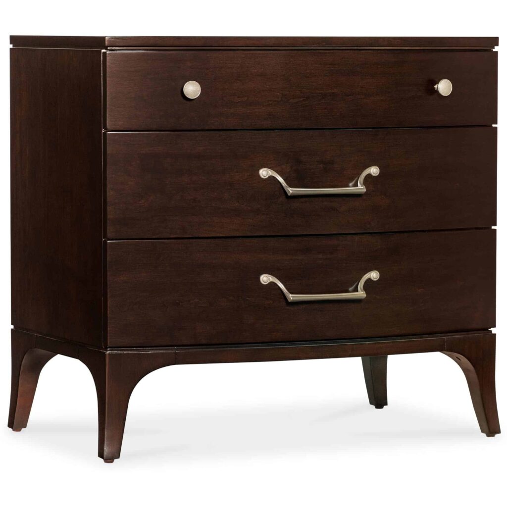 Bella Donna Three-Drawer Nightstand