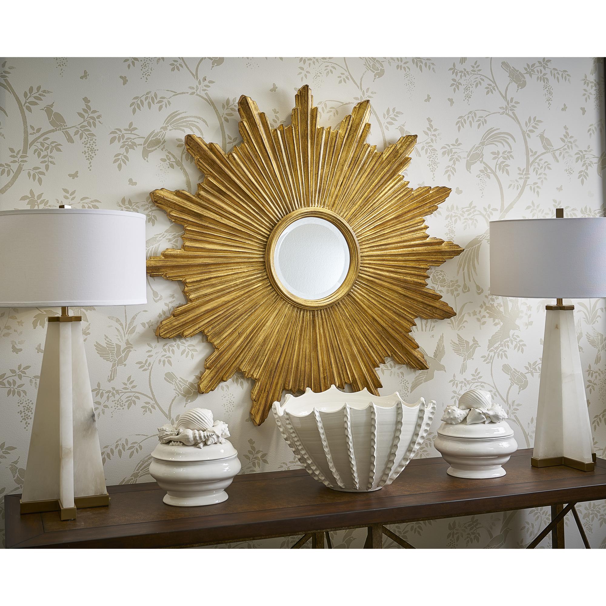 Alabaster Pyramid Lamp 4 Alabaster Pyramid Lamp - Image 4