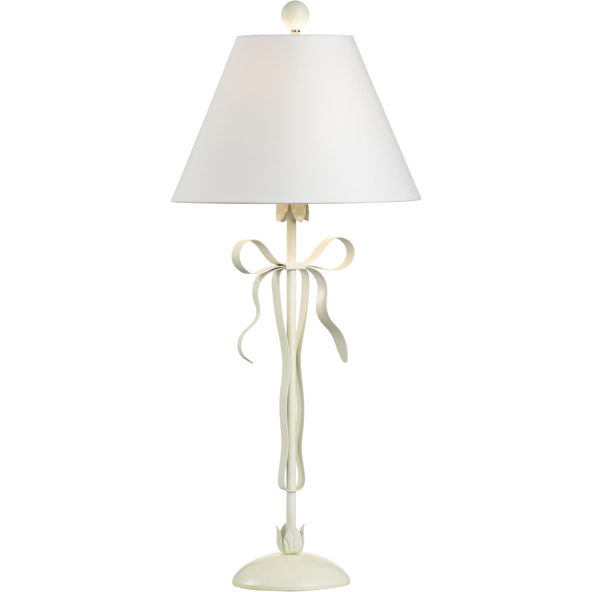 Bow Lamp - White 1 Bow Lamp - White