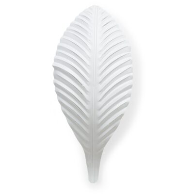 Palm Sconce - White