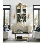 Tole Pagoda Lantern - (Lg) - Cream 69348 69348 C