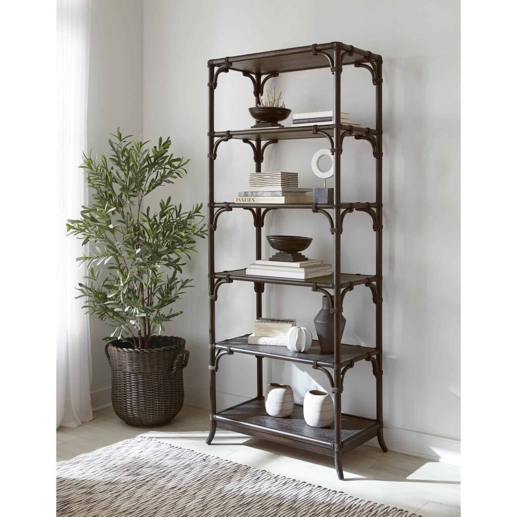 Retreat Pole Rattan Bookcase - Image 3