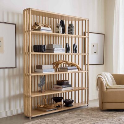 Retreat Slatted Bookcase 6950-10446-80 6950 10446 80 room