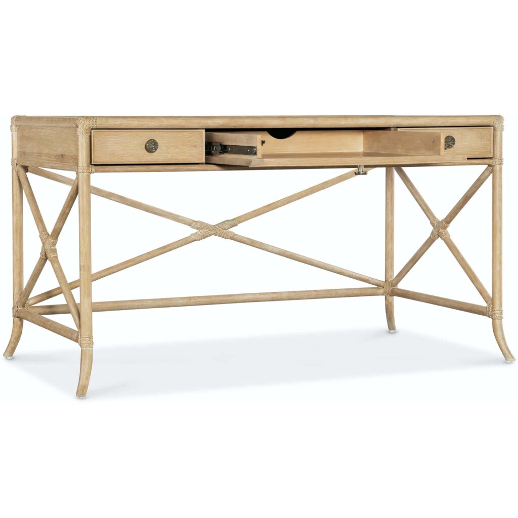 Retreat Pole Rattan Writing Desk - Image 4