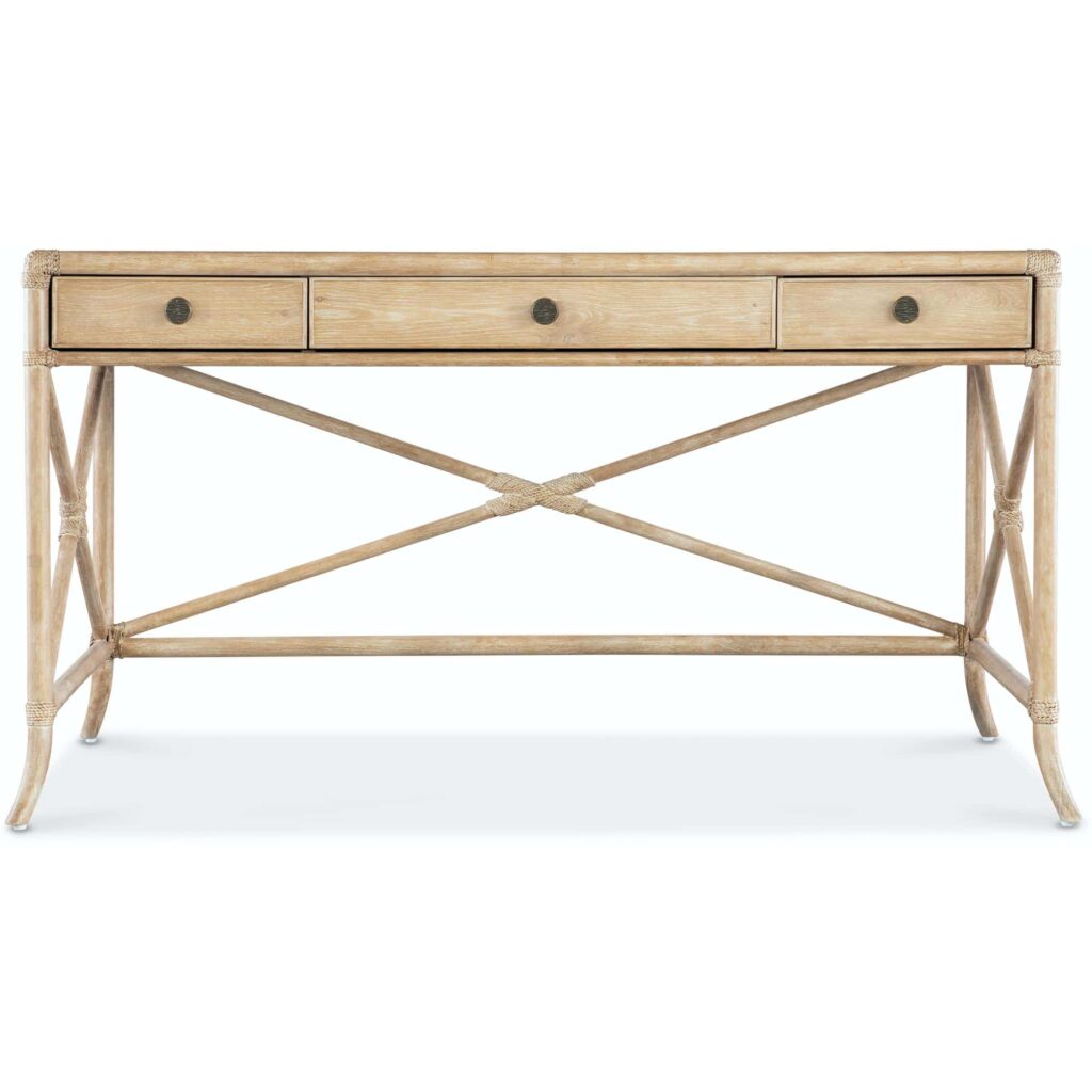 Retreat Pole Rattan Writing Desk - Image 5